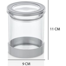 Esmo Home Vip Ahmet Yuvarlak Saklama Kabı 450 ml Stand