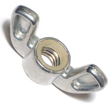 Esmo Home 014973285821 Naylon Ekleme Kanat Somunları, 3/8-16, Parça-10