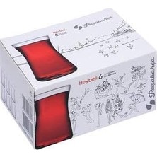 Esmo Home Pasabahce Heybeli (6'lı Set) Çay Bardakları