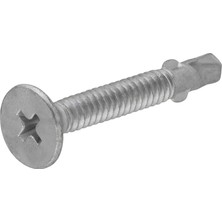 Esmo Home Grubu 47296Â 1/4 ”20 x 2-3/4 Inç Düz Kafa Kendisi Kanat Ph Phillips Drive ile Sondaj Vidası