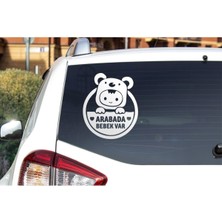 Yenibağ Major Selection Arabada Bebek Var Araba Cam Sticker 24X28CM