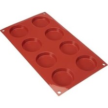 Esmo Home Siliko World Silikon Kek, Çikolata, Epoksi, Mum ve Sabun Kalıbı 5,5cm, Kahverengi