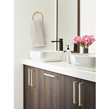 Esmo Home BH36082 Monument Havlu Halkası, 16.5 Cm, Şampanya Bronz, Duvar Montajlı