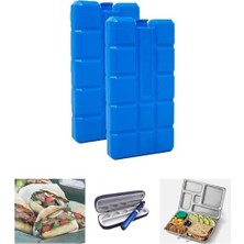 Esmo Home Buz Aküsü Extra Soğutma Özellikli Sıvılı 400 ml Kaset Termos Buz Aküsü 60 Saat Koruma 6 Adet
