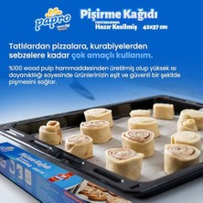 Esmo Home Fırın Pişirme Kağıdı 16'lı | Hazır Kesilmiş | Yapışmaz, Isıya Dayanıklı, | Kurabiye, Kek ve Fırın Yemekleri Için Uygun