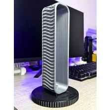 Esmo Home Oyuncu Dik Kulaklık Standı - 23 cm (Gümüş Gri)