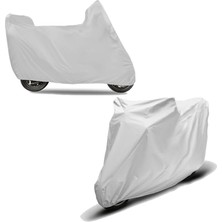 Yenibağ Brandası, Motor Örtüsü (Gri Arka Çanta Uyumlu, Motor Uzunluğu 2.10M-2.20M Arası (L))