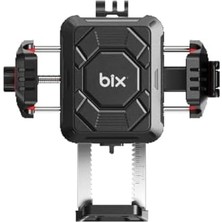Esmo Home Bix BMPH04 Ayna Bağlantılı 360° Ayarlanabilir Titreşim Önleyici Motosiklet & Bisiklet Telefon Tutucu