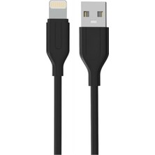 Esmo Home Yetty 2.4A 1m Lightning ile Uyumlu Kablo Siyah YKB-02S