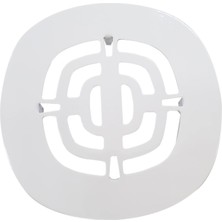 Esmo Home Westbrass A316-50 4-1/2 "od Pirinç Geçmeli Duş Süzgeci Izgara Tahliye Kapağı, Toz Boya Beyaz