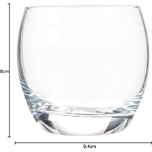 Esmo Home Paşabahçe Barrel Viski Bardağı, 3'lü 340 cc