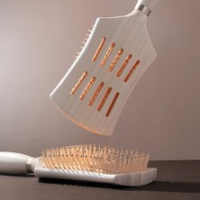 Esmo Home Ecotools Düzeltici Detangler Saç Fırçası, Islak Veya Kuru Saçlar Için Fırça, Ağrısız Dolaşık Açma, Stil ve Pürüzsüz Saçlar, Yenilenebilir Bambu ve Esnek Kıllar, Vegan ve Zulüm Içermez, 1 Adet