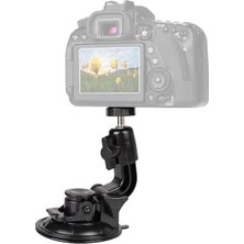 Esmo Home Vantuzlu Kamera ve Telefon Tutucu Aparat – 1/4 Vida Uyumlu Çok Açılı Ayarlanabilir Bağlantısı, Güçlü Vakum Tabanlı Sabitleme, Araç Cam Masa Çekim Desteği | CL45