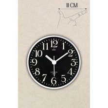 Esmo Home Mıknatıslı Buzdolabı Saati 11 cm London Siyah, 7480000717506