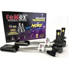Yenibağ Super More H7 Şimşek Etkili LED Xenon 240W 28000 Lumen