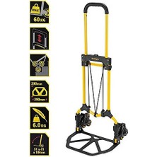 Esmo Home FT584 30/60KG Merdiven Çıkabilen Katlanır El Arabası