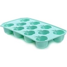 Esmo Home Fethiye Toptan Elma Şekil Buz Kalıbı Pratik Buzluk 11 Bölmeli Asorti Renkler