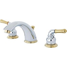 Esmo Home GKB964 Magellan 20 cm Yaygın Lavabo Musluğu, Perakende Açılır Kaplama, Cilalı Krom/cilalı Pirinç, 12,7 cm Ağız Erişimi