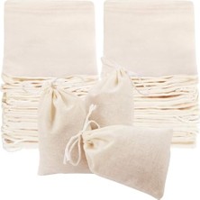 Esmo Home Xspring Çay Filtre Poşetleri, 50 Adet Güvenli ve Çevre Dostu Gıda Sınıfı Bağcıklı Çay Poşetleri, Doğal Çays Filtre Poşetleri, Çays, Kahve, Baharat ve Bitkiler Için Uygun Çay Süzgü (13X16CM)