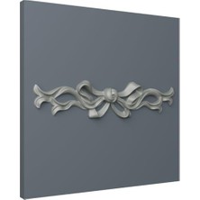 Esmo Home Ekena Millwork 13 "g x 3" Y x 3/4" P Versailles Orta Şerit Yay Merkezi Onlay ile