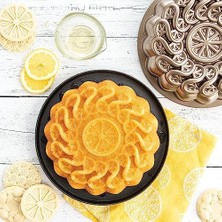 Esmo Home Nordic Ware Narenciye Bükümlü Tava, 8 Bardak Kapasiteli, Şekerleme