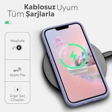 Esmo Home Kılıf Ince Sıvı Silikon 3 Katmanlı Tam Kaplamalı Yumuşak Jel Kauçuk Kılıf Kapak (Koyu Lila, 11)