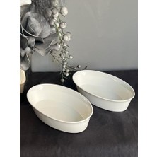 Esmo Home Be Original Pera 24 cm 2'li Oval Fırın Kabı