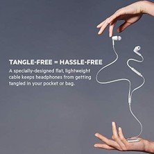 Esmo Home Rockstar Usb-C Girişli Silikonlu Kulak Içi Kulaklık, Tangle-, Beyaz