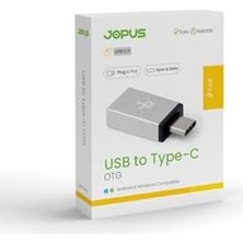 Esmo Home Jopus Type C Mix Mini USB Otg JO-IP04-GÜMÜŞ