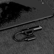 Esmo Home USB Type-C'den 3.5mm'ye Dönüştürücü Adaptör, Kulaklık Aux Ses ve Şarj 2'si 1 Arada AL6029