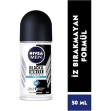 Esmo Home Men Erkek Roll On Deodorant & Invisible Fresh, Ter ve Ter Kokusuna Karşı 48 Saat Anti-Perspirant Koruma 50ML X2 Adet