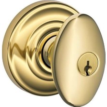 Esmo Home F51A Sıe 505 605 And Siena Topuz, Andover Anahtarlı Giriş Kilidi, Parlak Pirinç