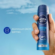 Esmo Home Men Erkek Pump Sprey Deodorant Fresh 75ML, Ter ve Ter Kokusuna Karşı 48 Saat Koruma + Men Erkek Sprey Deodorant Fresh 150 ml