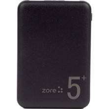 Esmo Home ZR-PW04 LED Işıklı Taşınabilir Powerbank 5000 Mah (Siyah)