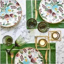 Esmo Home Bella Maison Colore Kesme Kadeh Yeşil (310 Cc)