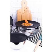 Esmo Home Bambum Rose Steel - 3'lü Metal Karıştırma Kabı