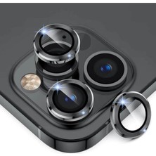 Esmo Home 13 Pro Max Uyumlu Siyah Kamera Koruyucu Lens