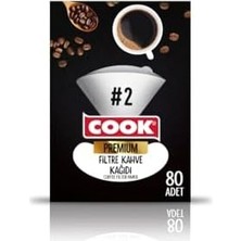 Esmo Home Cook Premium Filtre Kahve Kağıdı, Ebat 2, 80 Adet