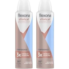 Esmo Home Rexona Clinical Protection Kadın Sprey Deodorant Confidence 150 ml 2li Paket
