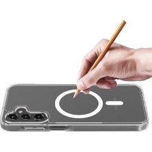 Esmo Home Galaxy S23 ile Uyumlu Transparent Manyetik ile Uyumlu, Tam Gövde Koruyucu Kılıf Ince Crystalclear Telefon Kılıfı Pmma - Şeffaf