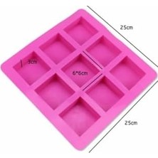 Esmo Home Silikon Kek ve Ekmek Kalıbı Pembe ECMELNM301