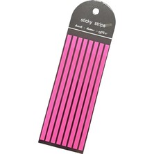 Yenibağ Renkli Yapışkan Not Kağıtları Defter Yer Imleri Etiket Ayraç Sticky Notes Uzun Şeritler (Pembe)