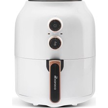 Yenibağ Single Pan Beyaz Yağsız Fritöz 3,5 L