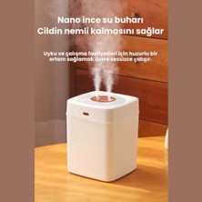 Esmo Home Polham 3 Litre Nano Ultrasonik Çift Püskürtmeli Hava Nemlendirici, Buhar Makinası, Koku Eklenebilir