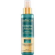Yenibağ Keratin & Argan Onarıcı Sıvı Saç Kremi – Hidrolize Keratin, Argan Yağı ve Biocomplex B11 Içeren Durulanmayan Saç Bakım Spreyi – 150 ml – Yıpranmış Saçlar Için