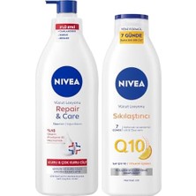 Esmo Home Q10 Sıkılaştırıcı Losyon 250ML ve Repair&care Nemlendirici Vücut Losyon 400ML, Kuru Cilt