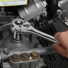 Esmo Home WP202541 3/8'’ Cr-V 24 Parça Metrik/inç Ağır Hizmet Lokma Takımı