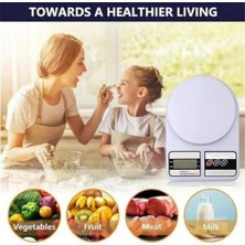 Esmo Home Jouis Mutfak Tartısı, Elektronik Hassas Mutfak Terazisi, Tartısı, Dijital Mutfak Tartısı, Mutfak Terazisi, 10 kg 1 gr Hassasiyet, Dara Özelliği [enerji Sınıfı A++
