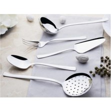 Esmo Home Deniz Servis Kepçe Takımı 5 Parça Servis Seti Sunumu