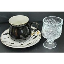 Esmo Home Life 6 Lı Kristal Kahve Yanı Bardak MIT1016